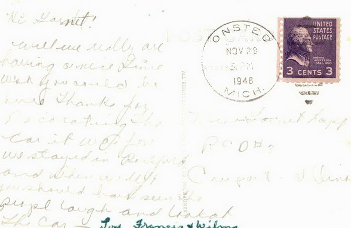 Irish Hills Restaurant & Hotel - Old Postcard (newer photo)